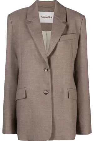 Nanushka Single-breasted wool blazer