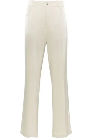 Nanushka Satin straight-leg trousers