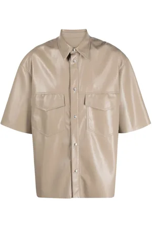 Nanushka OKOBOR™ alt-leather shirt