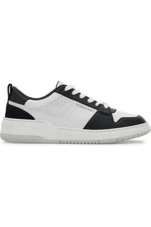 Salvatore Ferragamo Two-tone leather sneakers