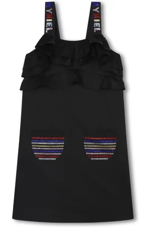 Sonia Rykiel Enfant Rhinestone-embellished cotton dress