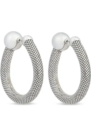 Paco rabanne Pixel hoop earrings