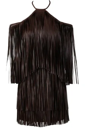 Silvia Tcherassi Vercelli fringed minidress