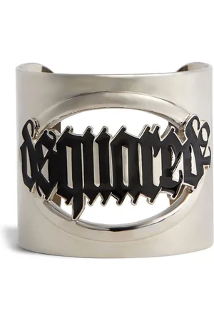 Dsquared2 Logo-plaque cuff bracelet