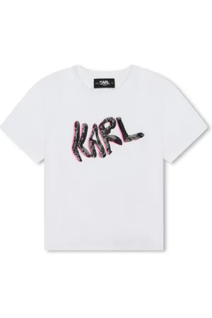 Karl Lagerfeld Logo-embellished cotton T-shirt
