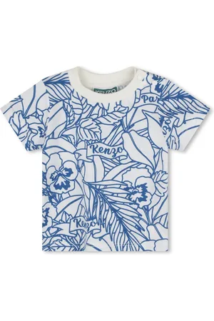Kenzo Floral-print cotton T-shirt