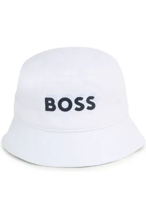 HUGO BOSS Logo-print cotton bucket hat