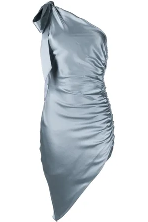 Michelle Mason Asymmetric silk minidress