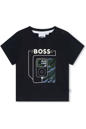 HUGO BOSS Graphic-print cotton T-shirt
