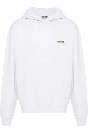 Jacquemus Le Hoodie Gros Grain logo-appliqué top