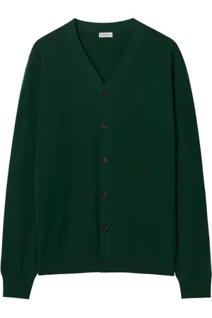 Burberry Fine-knit wool cardigan