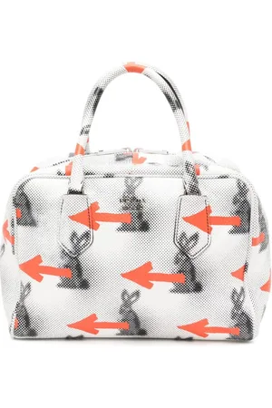 Prada Rabbit-print two-way bag
