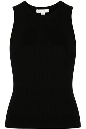 Vince Crew-neck ribbed tank top