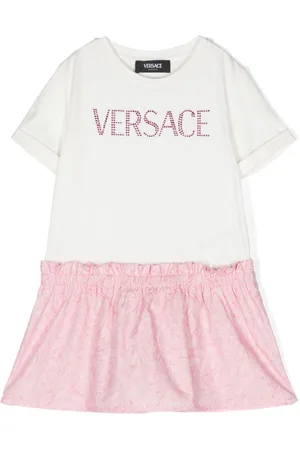VERSACE Barocco-print T-shirt dress