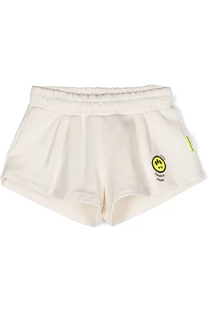BARROW Logo-appliqué cotton shorts