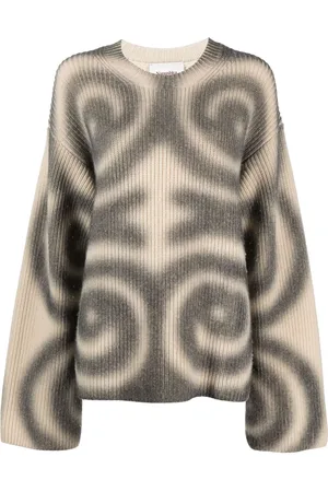 Nanushka Spiral wool-blend jumper