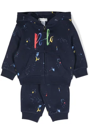 Ralph Lauren Paint-splatter jersey tracksuit