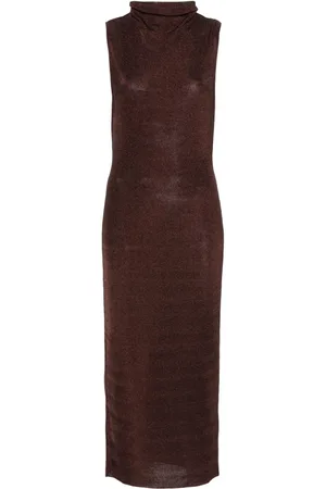 GAUGE81 Flora lurex ribbed dress