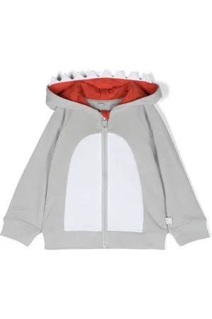 Stella McCartney Shark-teeth jersey hoodie