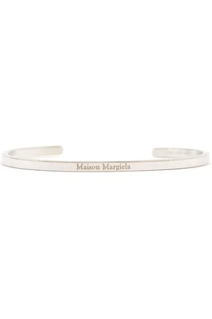 Maison Margiela Logo-engraved cuff bracelet