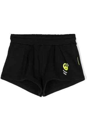 BARROW Logo-appliqué cotton shorts