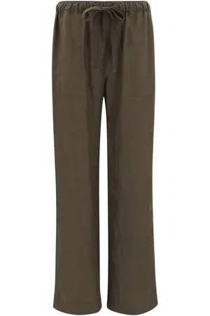 Vince Mid-rise drawstring trousers