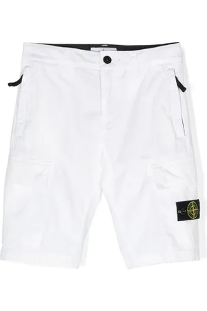 Stone Island Compass-appliqué cargo shorts