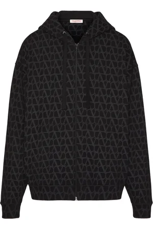 VALENTINO GARAVANI Toile Iconographe zip-up hoodie