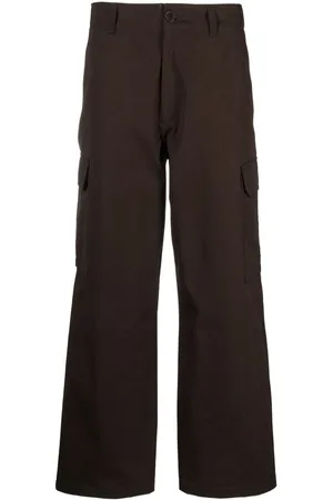 Wide Straight Leg Cargo Trousers