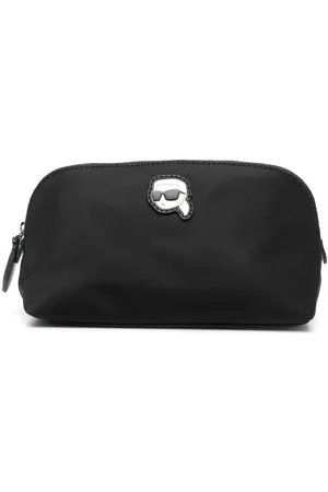 Karl Lagerfeld Ikon appliqué-detail wash bag