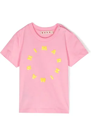 Marni Logo-flocked cotton T-shirt