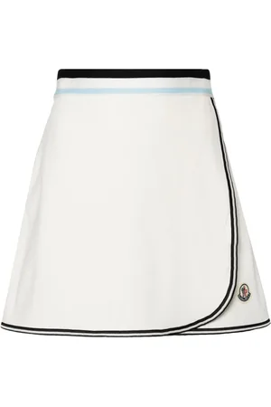Moncler Logo-appliqué wrap tennis skirt