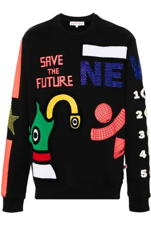 WALTER VAN BEIRENDONCK Colors By Numbers cotton sweatshirt