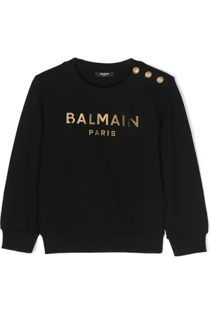Balmain Logo-print cotton sweatshurt