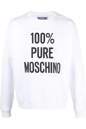 Moschino Logo-print cotton sweatshirt