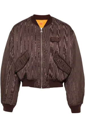 Marine Serre Regenerated reversible bomber jacket