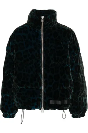 OAMC Trace leopard-print velvet jacket