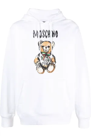 Moschino Teddy-Bear cotton hoodie