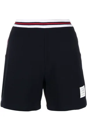 Thom Browne RWB-waist logo-patch shorts