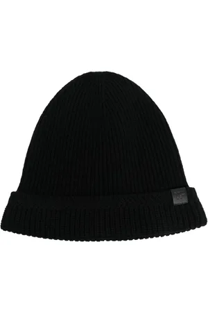 Tom Ford Logo-patch ribbed beanie