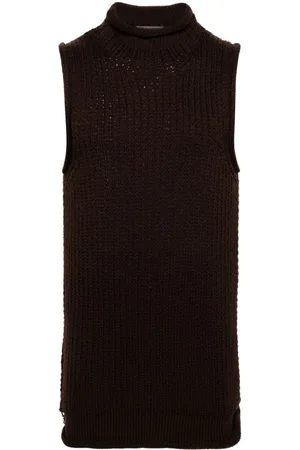 YOHJI YAMAMOTO 2000 ribbed-knit wool vest