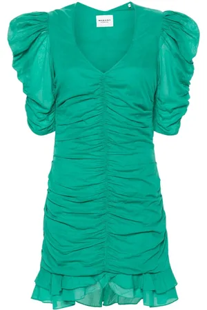 Marant Etoile Sireny ruched mini dress