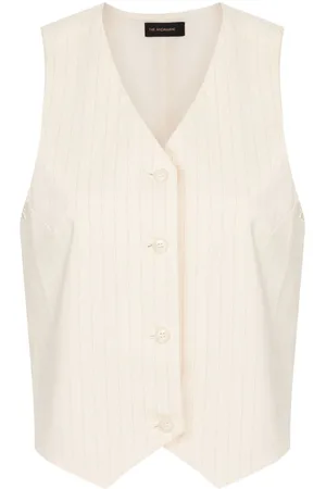 The Andamane Pinstriped tailored vest