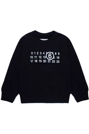 Maison Margiela Numbers-motif cotton sweatshirt