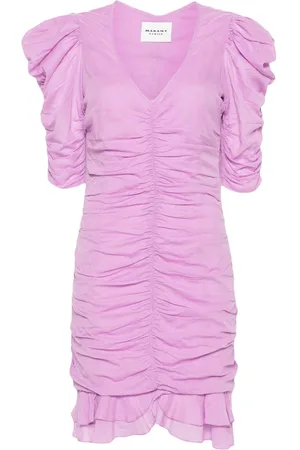 Marant Etoile Sireny ruched mini dress