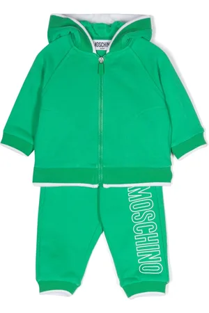 Moschino Logo-print cotton tracksuit set