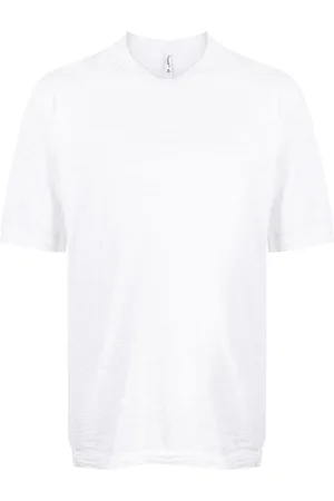 TRANSIT Round-neck cotton-blend T-shirt