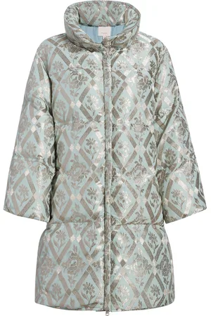 Cinq A Sept Diamond Floral Hallie puffer coat