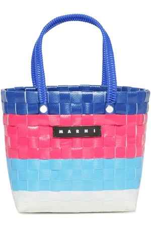 Marni Sunday Morning logo-patch interwoven bag