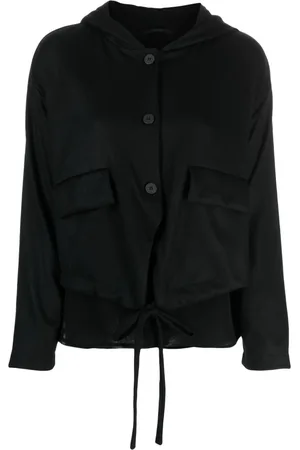 TRANSIT Layered hooded jacket